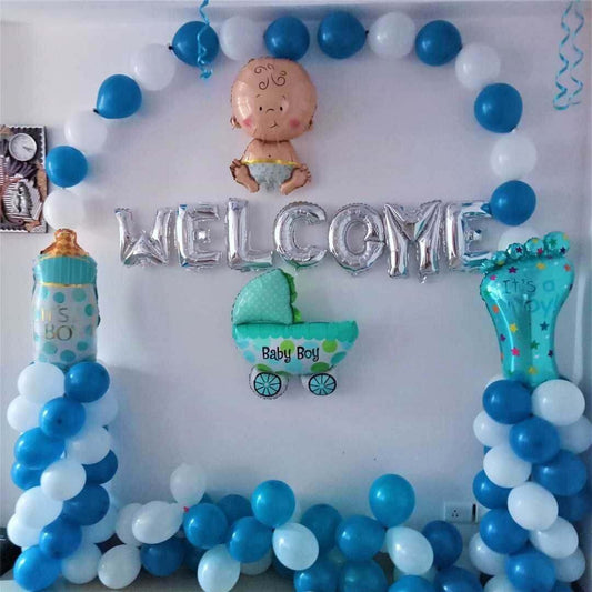 Welcome Decoration on Wall with 150 Balloons - My Store